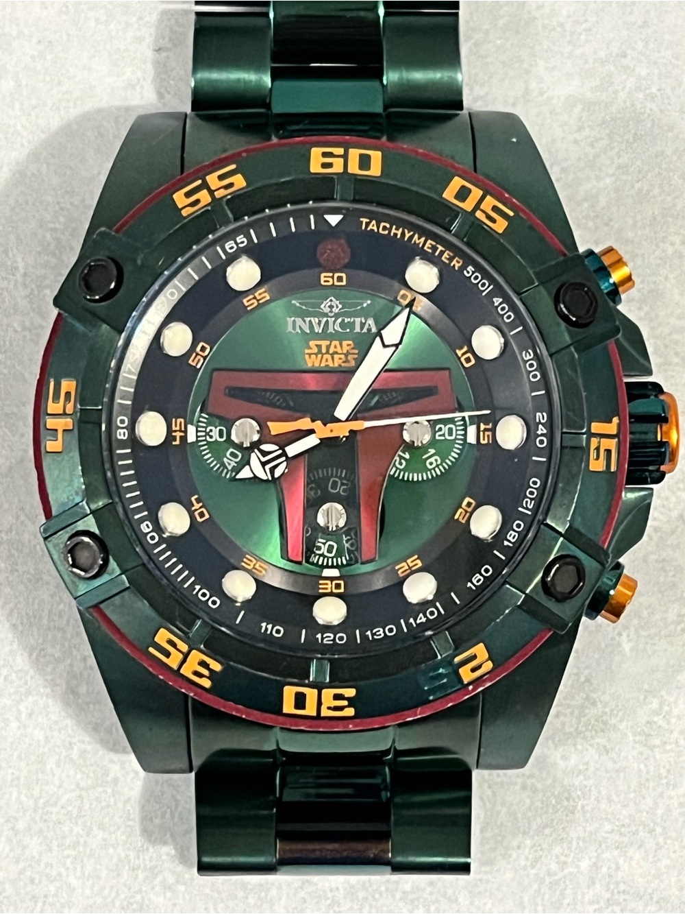 Invicta Star Wars Men’s Watch Ltd. Ed. Boba Fett Chronograph Watch
